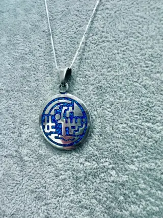 Ketting met hanger - .925 zilver - Mexico