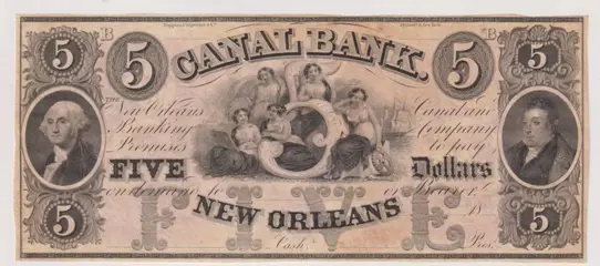 Verenigde Staten van Amerika - 5 Dollars 1800 - New Orleans, Canal Bank - REMAINDER