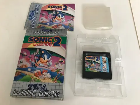 Sega Game Gear with boxed games - Console met Games (7)