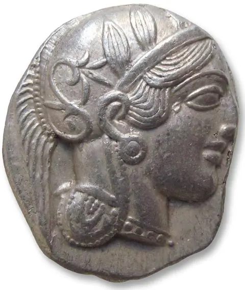 Attica, Athene. AR Tetradrachm,454-404 B.C.