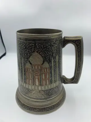 Beker - Verzilverd - India - Begin 20e eeuw