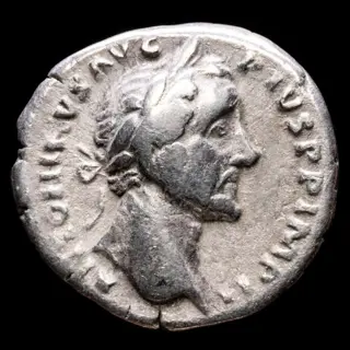Romeinse Rijk. Antoninus Pius (138-161 n.Chr.). AR Denarius,Rome. TR POT XX COS IIII. Ceres seated left on chair.