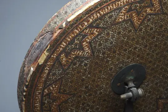 Katamkari-spiegel - Hout Glas Inlegwerk - Iran Syrië - Circa 1900