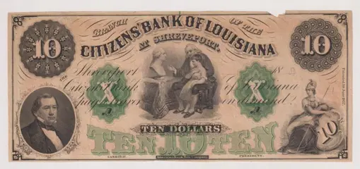 Verenigde Staten van Amerika - 10 Dollars 1800 - Louisiana, Citizens' Bank - REMAINDER
