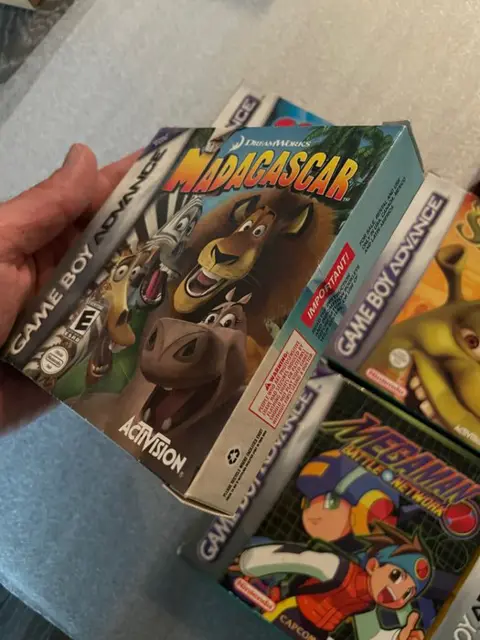 1 Nintendo Game Boy Sp RED boxed - Console met Games (8) - In originele verpakking