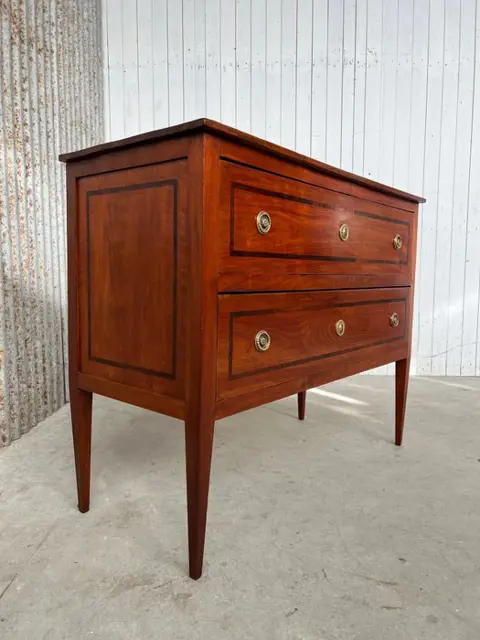 Commode, ladenkast costumista (1) - Louis XVI - Kersenhout - Eind 18e eeuw