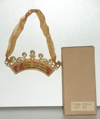 TEKSTPLAATJE DADDY’S LITTLE ANGEL 120 stuks Appletree!