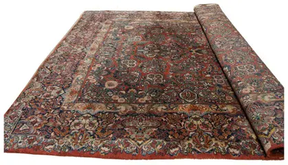 Tapijt - Wol op katoen - Begin 20e eeuw