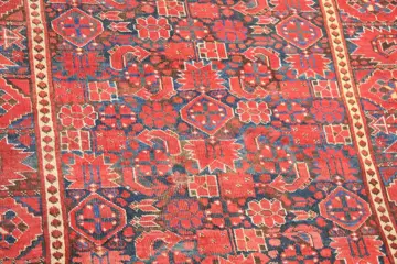 Turkmeense Beshir vloerkleed - Wol op katoen - Eind 19e eeuw