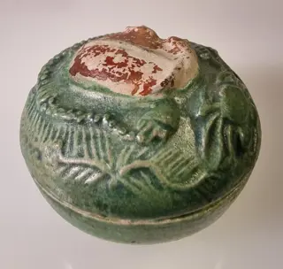 Doos - Porselein - Water wezens - China - Ming Dynastie (1368-1644)