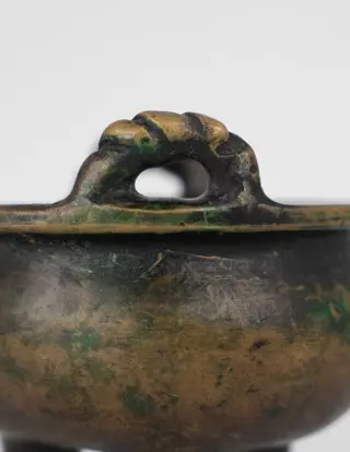 Wierookvat - Brons - Chinese - Marked - China - Qing Dynastie (1644-1911)