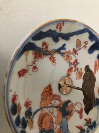 schaaltje met montuur - Porselein - China - Kangxi (1662-1722)