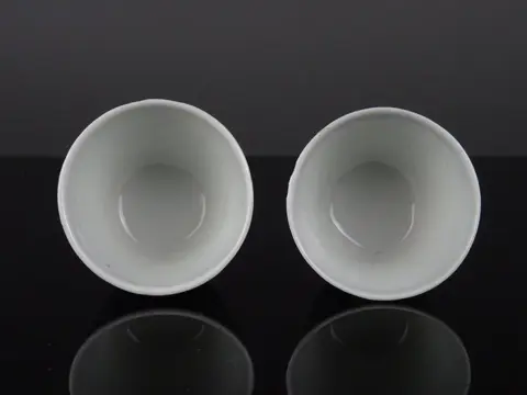 Theekopjes (2) - Porselein - China - 19e eeuw