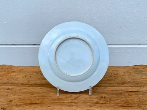 Blauw Witte Chinese Borden (2) - Porselein - China - 18e eeuw