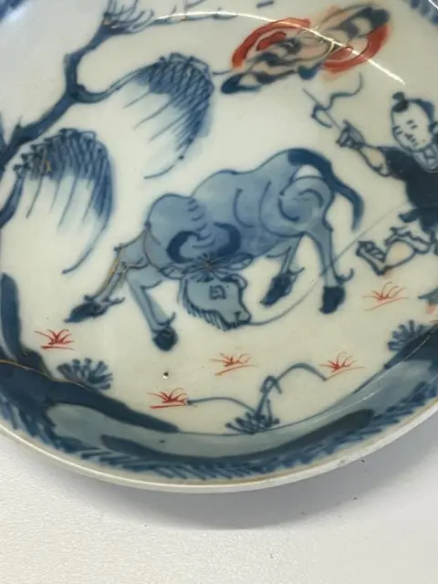 Schotel en kopjes (3) - Keramiek - China - Qing Dynastie (1644-1911)