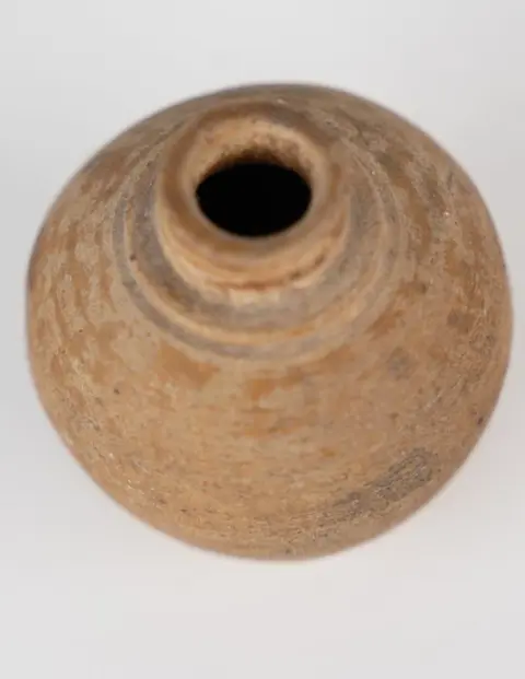 Vaas - Porselein - Brown glazed vase - China - Yuan Dynastie (1279-1368)