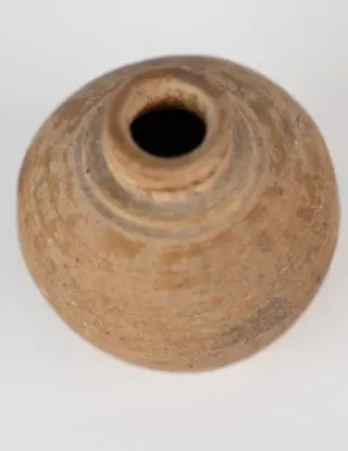 Vaas - Porselein - Brown glazed vase - China - Yuan Dynastie (1279-1368)