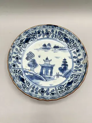 Bord, Schaal/kom (8) - Keramiek - China - 18e eeuw