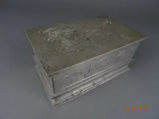 Doos - Tin - China - 19e eeuw