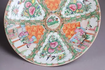 Schaal en po (2) - Kanton - Porselein - China - Eind 19e - begin 20e eeuw