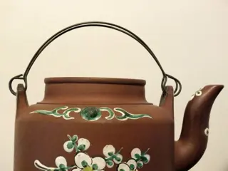 Theepot - Brons, Emaille, Steengoed, Terracotta - Large Yixing Teapot - China - 20e eeuw