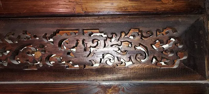 Panelen (2) - Taxus - Dennenboom, Pruimenbloesem - China - Qing Dynastie (1644-1911)