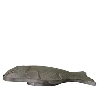 Schaal met deksel (1) - Tin - Karper - China - Circa 1900