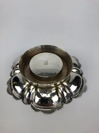 Wierookbrander, kaarsenstander (1) - Zilver - China - Begin 20e eeuw