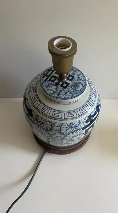 Vintage lamp - Porselein - China - 20e eeuw
