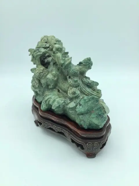 Beeld (1) - Turquoise - Draak, Foo honden - TURCHESE XXL Draghi - China - Midden 20e eeuw