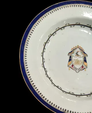 Schotel (1) - Porselein - China - Jiaqing (1796-1820)