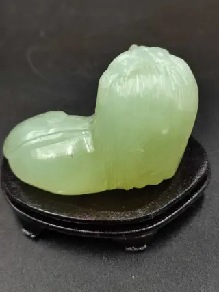 Beelden (6) - Aventurijn, Bergkristal, Kwarts - Leeuw - China - Tweede helft 20e eeuw