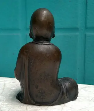 Beeld - Brons - LuoHan/Immortal - China - 20e eeuw