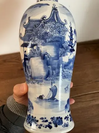 Vaas - Porselein - China - 19e eeuw