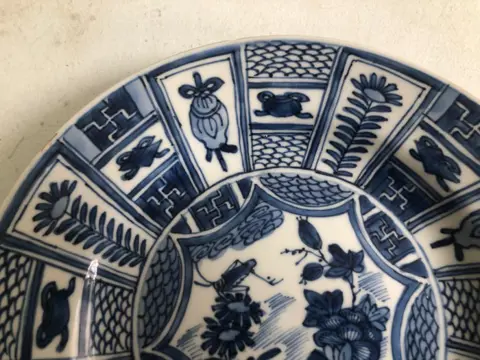 Borden (2) - Porselein - China - 18e eeuw