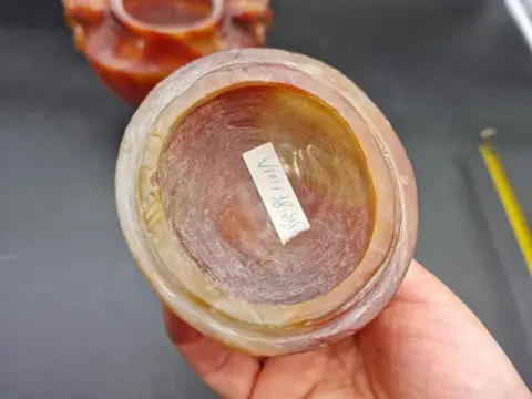 Vaas (1) - Agaat - China - 19e - 20e eeuw