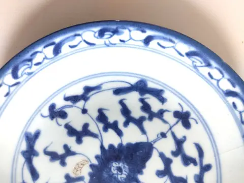 Bord (2) - Porselein - China - 19e eeuw