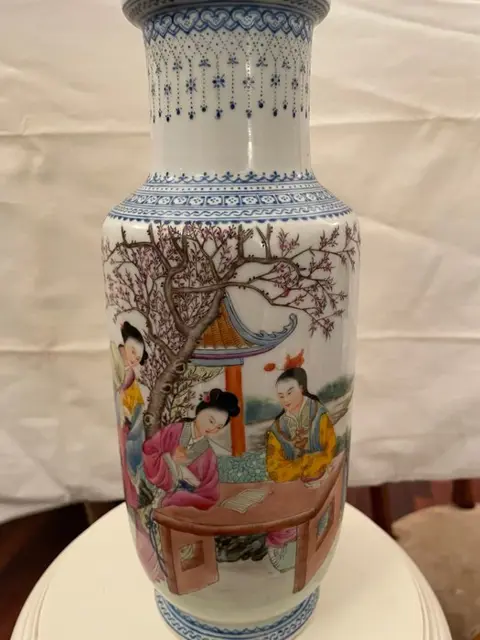 Vazen (2) - Keramiek - China - Tweede helft 20e eeuw