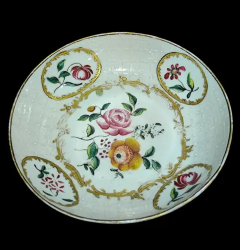 Schaal/kom, Schotel (10) - Porselein - 5 Tea Bowls and saucers - China - 18e eeuw