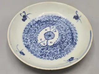 Grote plaat - Porselein - China - 19e eeuw