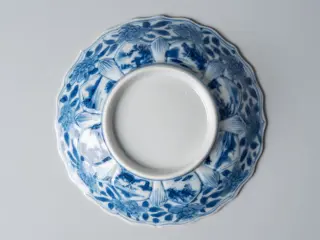 Schotels (1) - Blauw en wit - Porselein - Joosje te paard - China - Kangxi (1662-1722)