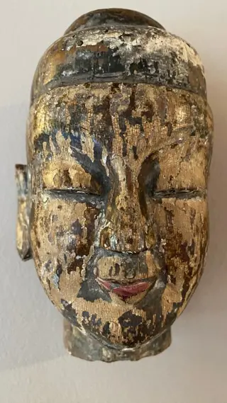 Hoofd - Hout - China - 19e - 20e eeuw