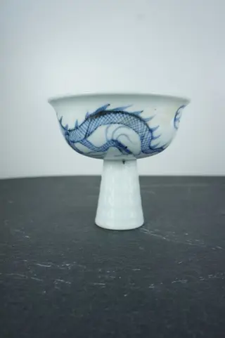 Stam kom - Porselein - China - Tweede helft 20e eeuw