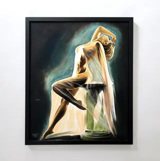 Hollandse school (XXI) - Impressionistisch vrouwelijk model