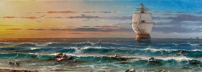 Kolesnikovych Viktor (1983) - Sunset on the sea