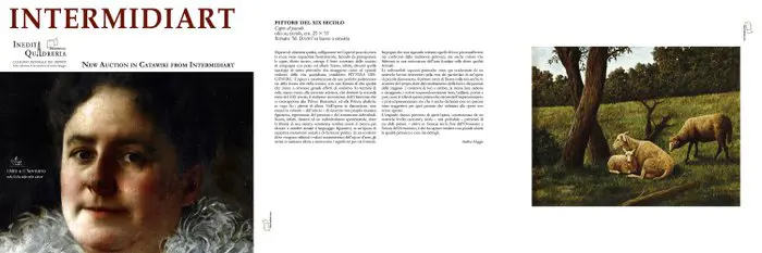 Pittore del XIX/XX secolo - Capre al pascolo