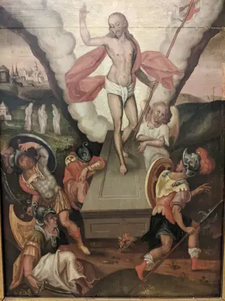 Flämische Schule (XVI-XVII) - Die Auferstehung Christi