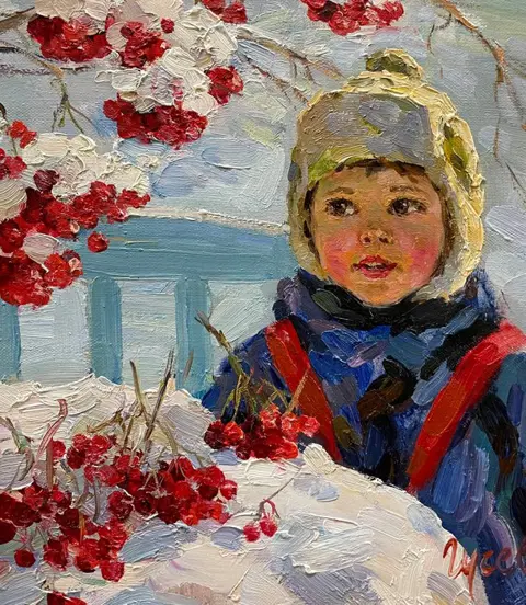 Vladimir Goussev (1957) - Soleil d'Hiver