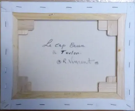 Vincent Rallo (1954) - Couché de soleil au Cap Brun à Toulon en Provence