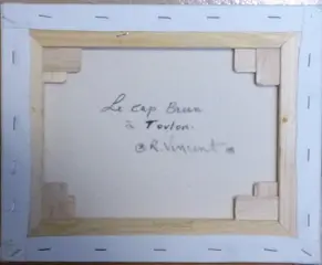 Vincent Rallo (1954) - Couché de soleil au Cap Brun à Toulon en Provence